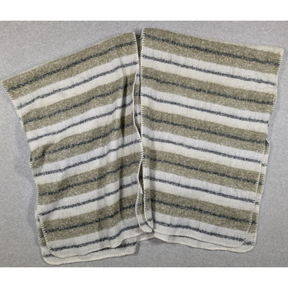 Nordstrom Women Sweater One Size Striped Open Front Poncho Style Cardigan